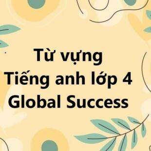 Từ vựng Tiếng anh lớp 4 Unit 17: In the city - Global Success