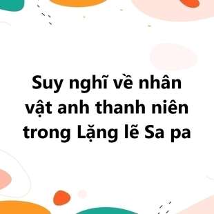 TOP 30 Suy nghĩ về nhân vật anh thanh niên trong Lặng lẽ Sa pa 2025 SIÊU HAY