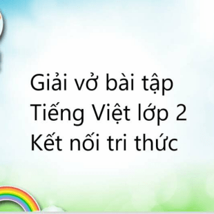 Vở bài tập Tiếng Việt lớp 2 Kết nối tri thức | Giải vở bài tập Tiếng Việt lớp 2 Tập 1, Tập 2
