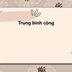 Trung bình cộng là gì? Công thức tính trung bình cộng