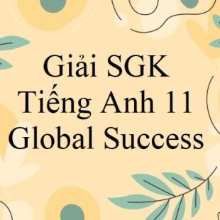 Giải SGK Tiếng Anh 11 Unit 8: Becoming Independent | Global Success