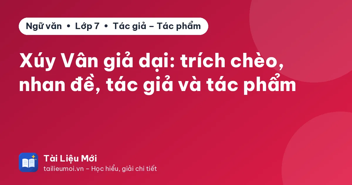 Xúy Vân giả dại: trích chèo, nhan đề, tác giả và tác phẩm